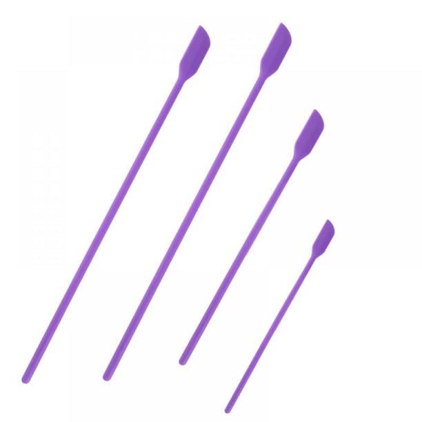COSKIRA COSKIRA Mini Jar ScraperSmall Silicone SpatulaCosmetic Multicolor Spatula Lotion Jar BlenderLast Drop Spatula for Containerfor Beauty Kitchen ReusableFlexibleScar Wax Special Effect Makeup Tool  - Image 2