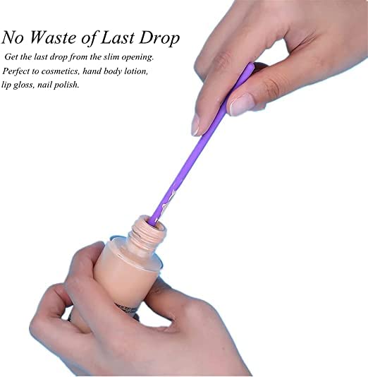 COSKIRA COSKIRA Mini Jar ScraperSmall Silicone SpatulaCosmetic Multicolor Spatula Lotion Jar BlenderLast Drop Spatula for Containerfor Beauty Kitchen ReusableFlexibleScar Wax Special Effect Makeup Tool  - Image 5