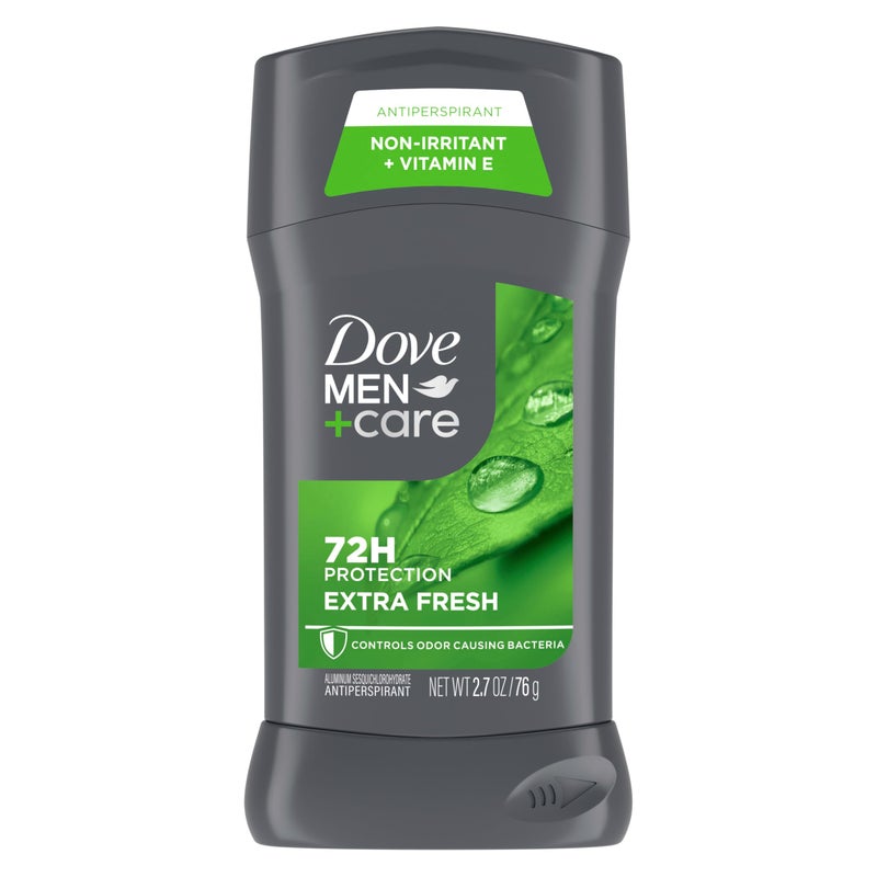 Dove Men+Care دوف للرجال + العناية مزيل العرق للرجال الإضافي المنعش مع حماية من العرق والرائحة لمدة 72 ساعة مع 1/4 كريم مرطب ورائحة الحمضيات طويلة الأمد 2.7 أونصة - Image 1