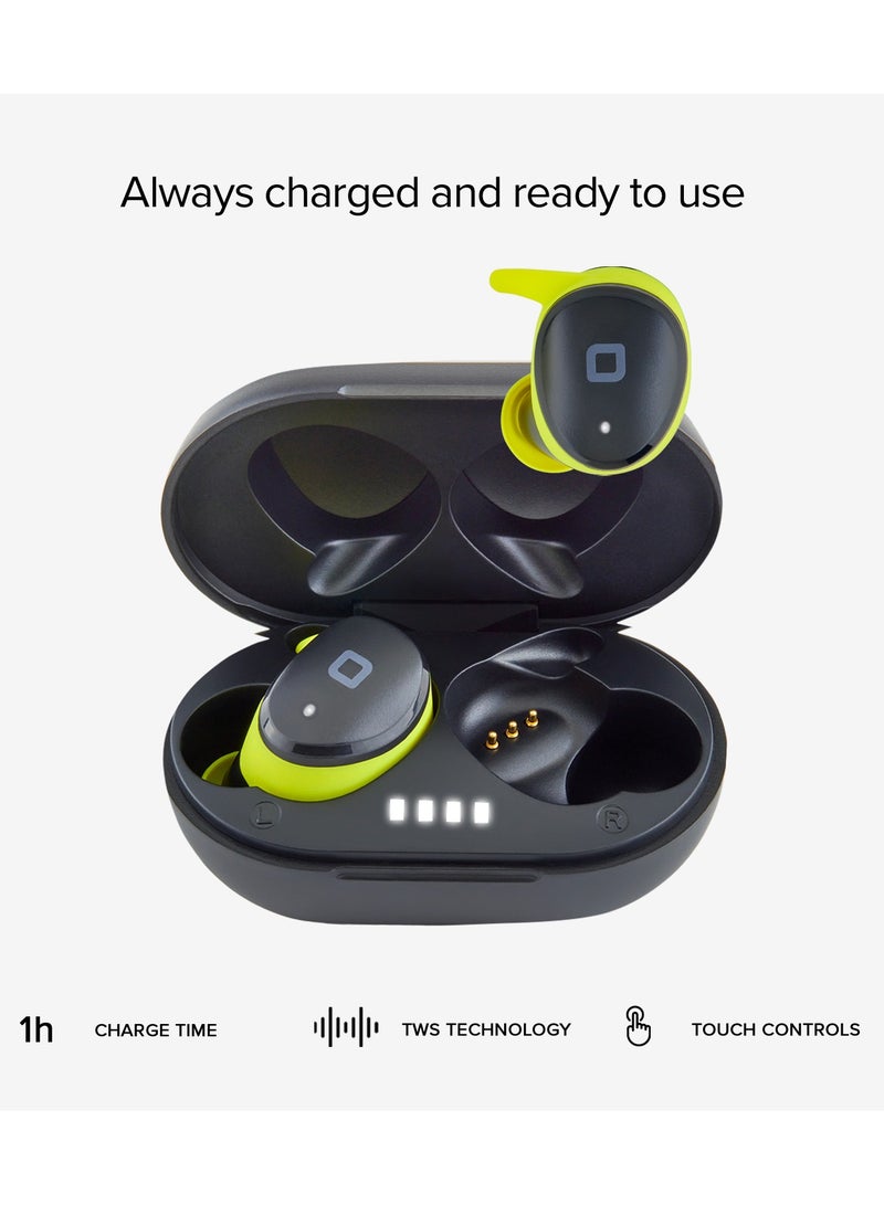 SBS سماعات أذن رياضية لاسلكية حقيقية تعمل بتقنية البلوتوث BT TWS سماعات أذن مثالية للتمرين وهي مستقرة وعملية وعالية التقنية للأجهزة اللوحية والكمبيوتر المحمول وiPhone وSamsung وHuawei وغيرها - Image 3