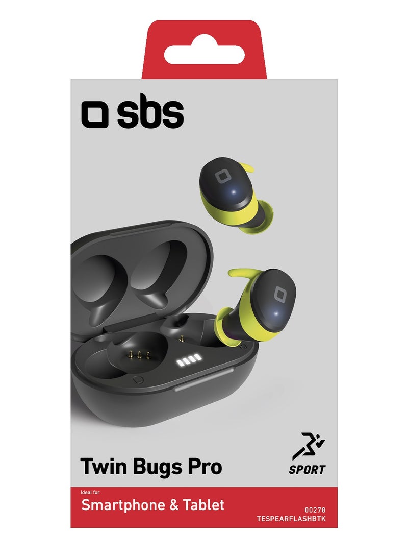 SBS سماعات أذن رياضية لاسلكية حقيقية تعمل بتقنية البلوتوث BT TWS سماعات أذن مثالية للتمرين وهي مستقرة وعملية وعالية التقنية للأجهزة اللوحية والكمبيوتر المحمول وiPhone وSamsung وHuawei وغيرها - Image 2