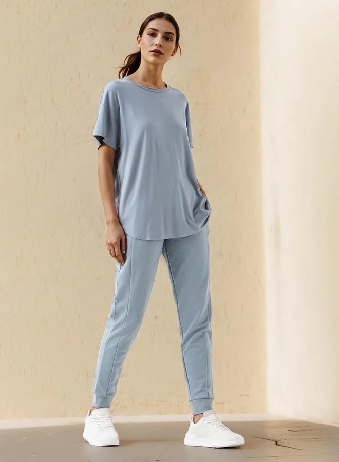 Splash Active  Round Neck Boxy T-shirt for Women | Best Price UAE