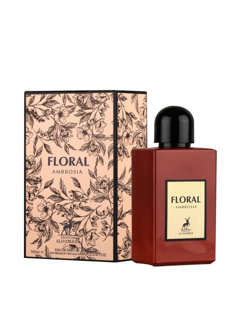 MAISON ALHAMBRA عطر فلورال أمبروزيا 100 مل - Image 2