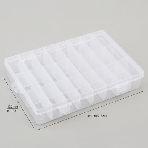 OriGlam 24 Compartment Electronic Component Storage Box Case, SMD SMT Case, Electronic Boxes (7.63 x 5.19 inch) - Image 4