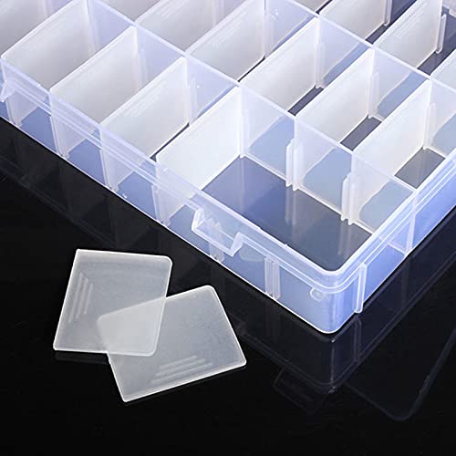 OriGlam 24 Compartment Electronic Component Storage Box Case, SMD SMT Case, Electronic Boxes (7.63 x 5.19 inch) - Image 3