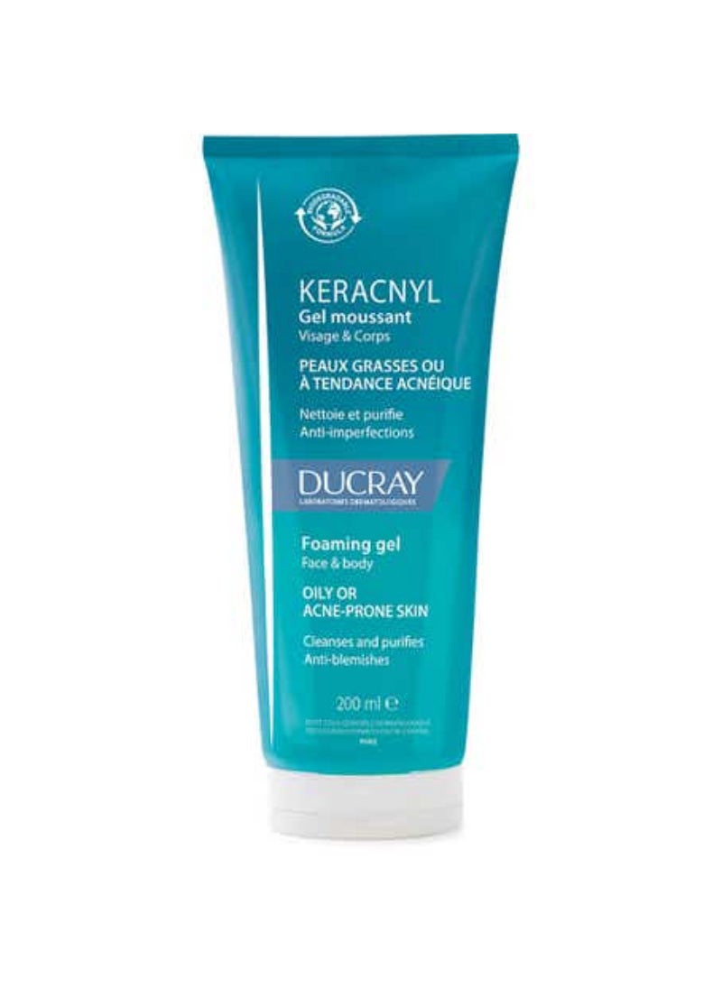 DUCRAY جل رغوي كيراكنل من دوكراي 200 مل