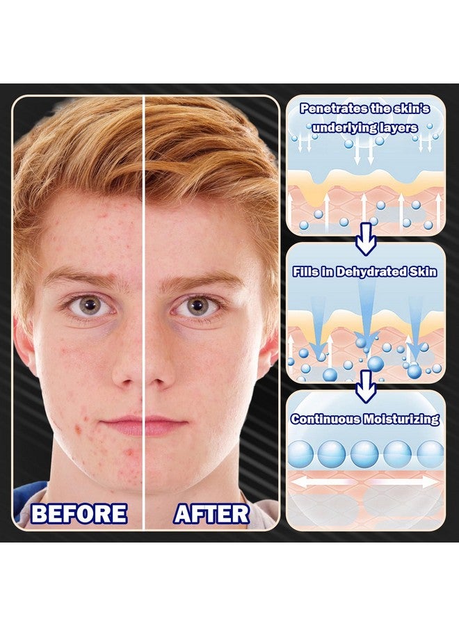 Fusang 5 Pcs Mens Facial Sheet Maskhydrating Face Masks Skincare Gift Set For Menmoisturizing Soothing Facial Maskseasy To Use & Nourishing Face Mask Skin Care Set - Image 4