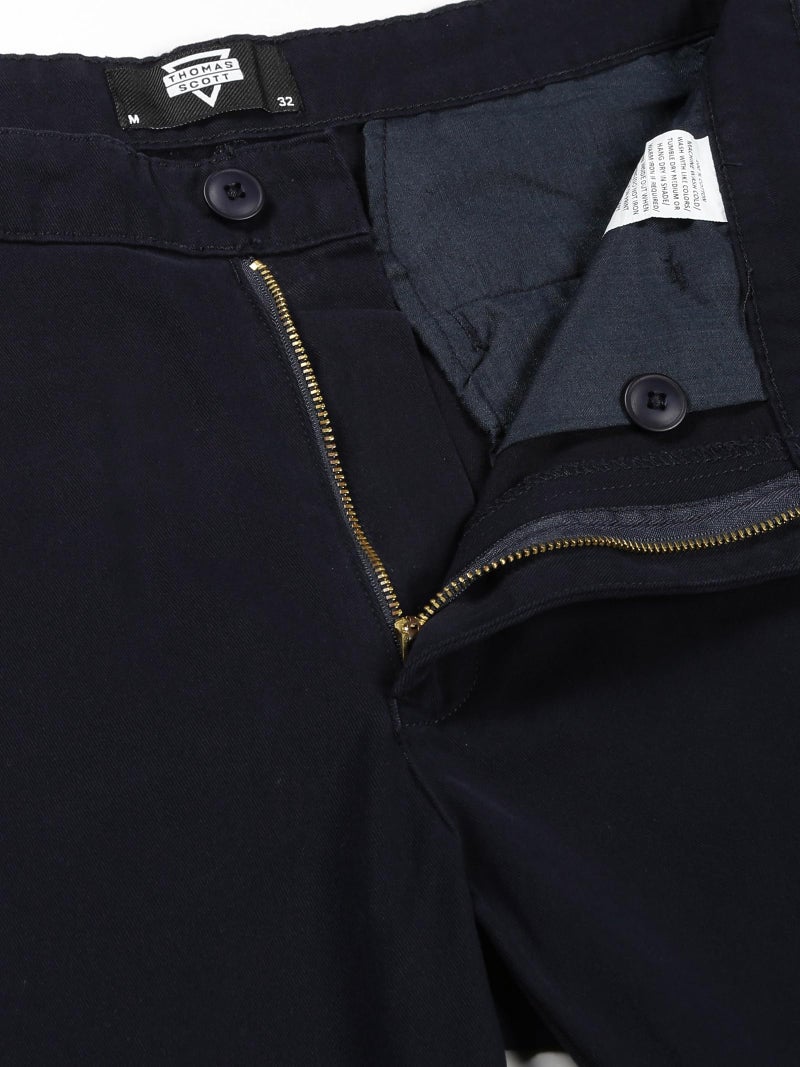 Thomas Scott Men's 100% Cotton Slim Fit Casual Chino Trouser (Navy Blue, 38) - Image 5