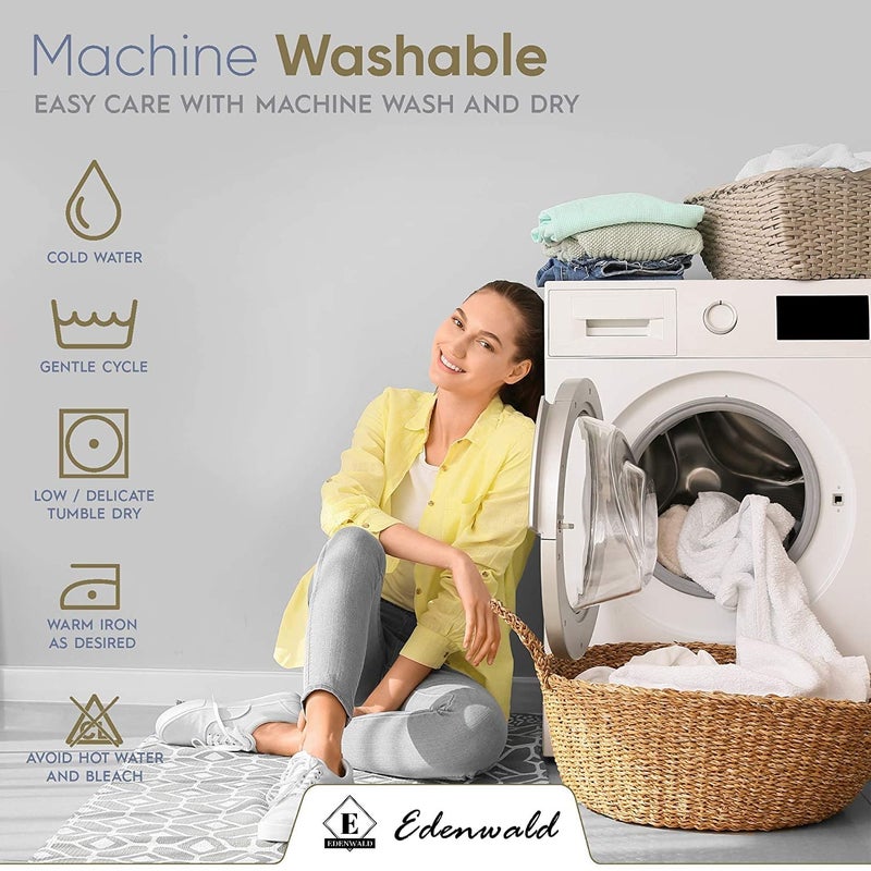 Edenwald 400 TC Bed Sheet King Size Snow White Solid Flat Sheet with 2 Pillow Cover King Size Bed Sheet King Size Chadar Higher Thread Count Long Staple Cotton Silky Soft All Season - Image 4