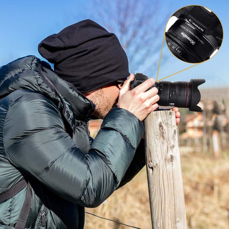 Commlite CM-EF-EOS R Lens Adapter, Electronic Auto-Focus EF to R Mount Adapter for Canon EF/EF-S Lens to EOS R, EOS RP, EOS R6, EOS R5 Series Mirrorless Cameras - Image 4