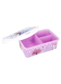 Disney Rectangular Food Container with Removable Compartments 1190 ml Food Box with Frozen Elements BPA Free Leak Proof Lunch Box for Kids  - Image 4