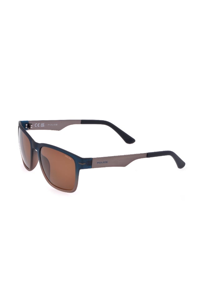 POLICE Full Rim SQUARE Sunglasses SPLL09560MGB - Image 2