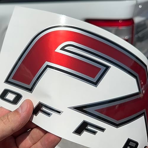 GOLD HOOK FX4 Off Road Decals and Stickers for Ford Truck F150 F250 F350 F450 (2012-2016) Super Duty (Set of 2) (Black, Red, Silver) - Image 3