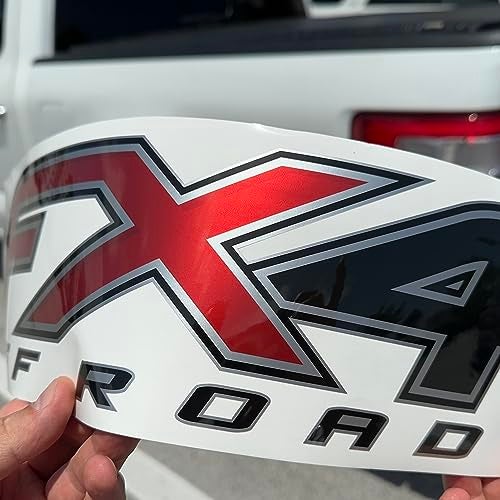 GOLD HOOK FX4 Off Road Decals and Stickers for Ford Truck F150 F250 F350 F450 (2012-2016) Super Duty (Set of 2) (Black, Red, Silver) - Image 5