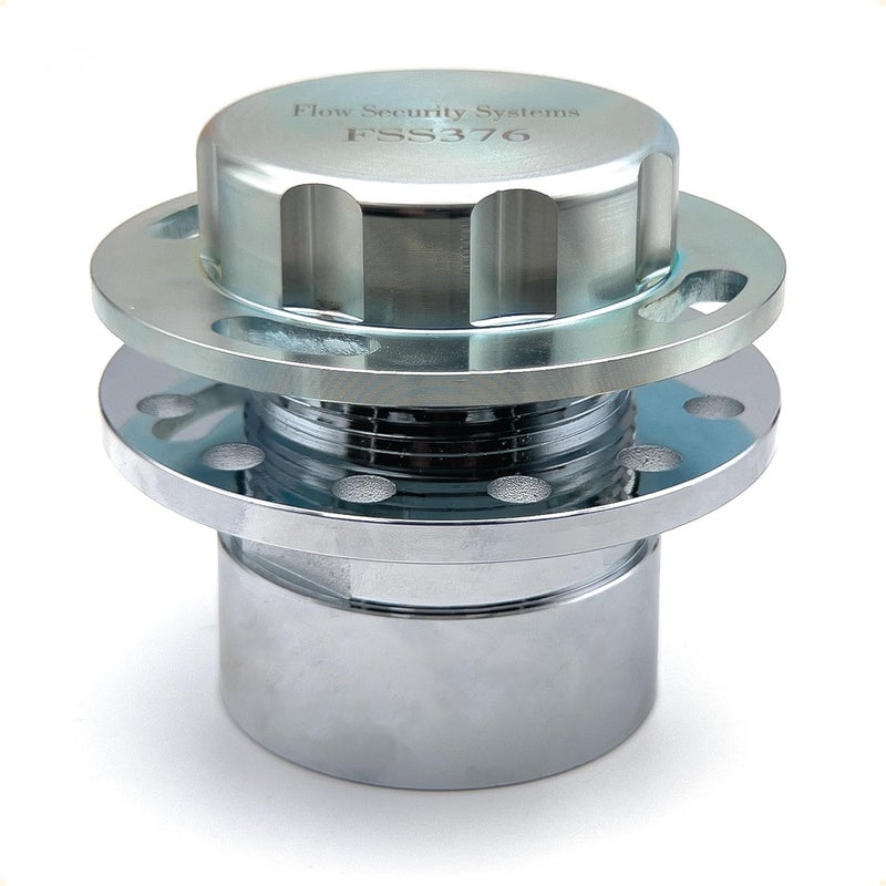 Flow Security Systems Non-Vented Locking Fuel Tank Cap - FSS 376F for 2" Standard Thread - Image 1