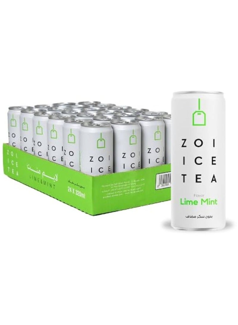 Zoi Ice Tea Lime & Mint 7680ml - Image 1