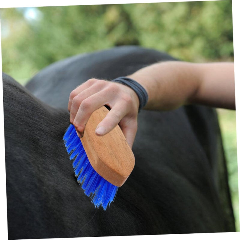 Horse Grooming Brush with Soft Bristles for Cleaning and Detangling Horse Hair Equestrian Supplies - Image 3