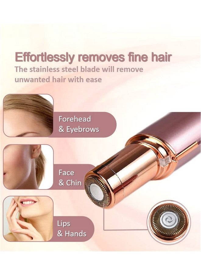 CeqCin Facial Hair Remover For Women Face Facial Hair Removal For Women Women'S Shaving & Hair Removal Lip Hair Bikini Hair Armpit Hair Safe And Painless Rose Gold - Image 3