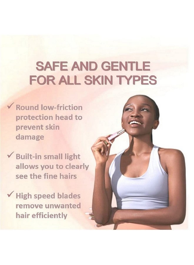 CeqCin Facial Hair Remover For Women Face Facial Hair Removal For Women Women'S Shaving & Hair Removal Lip Hair Bikini Hair Armpit Hair Safe And Painless Rose Gold - Image 4