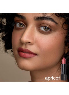 Ruby's Organics Ruby's Organics Semi-Matte Lipstick for Women All Indian Tones- Highly Pigmented, Moisturizing, Non Drying, Lightweight and Long Lasting- Lip Makeup, Synthetic Chemical Free- Apricot, 3.7g  - Image 5