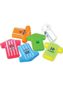 Soccer Shirt Whistle 4pcs