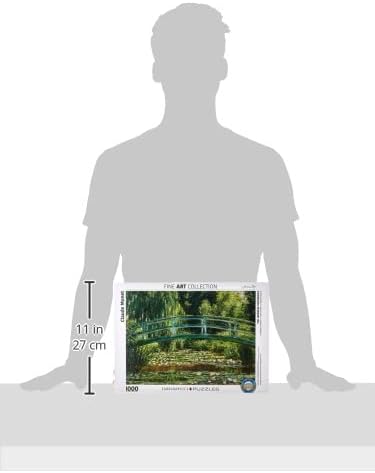 EuroGraphics The Japanese Footbridge by Claude Monet 1000 Piece Puzzle 60000827  Green - Image 3