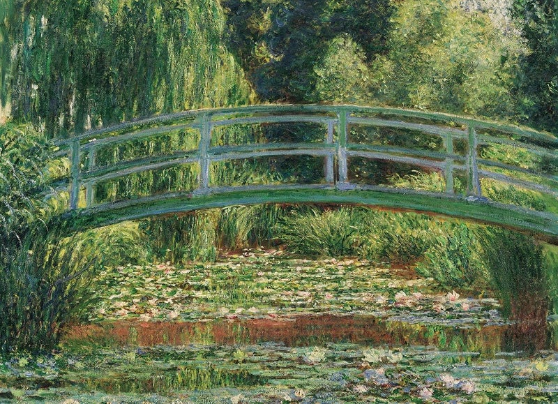 EuroGraphics The Japanese Footbridge by Claude Monet 1000 Piece Puzzle 60000827  Green - Image 2