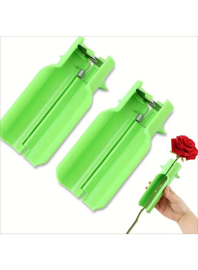 2 Pack Heavy Duty Manual Rose Thinning Tool Anti Slip Grip Quick Blade Release - Image 1