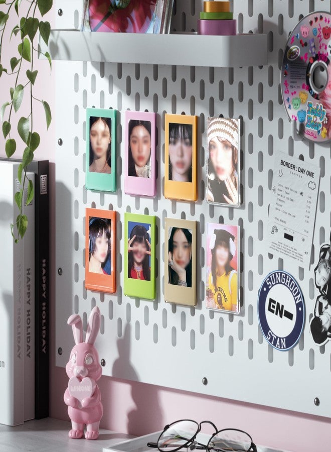WINKINE Instax Frames for Photos, 2x3 inch Mini Polaroid Magnetic Frame, Acrylic Polaroid Fridge Photo Magnets for Fujifilm Instax Mini 11/12/40/EVO (Clear, 6 Pcs) - Image 5