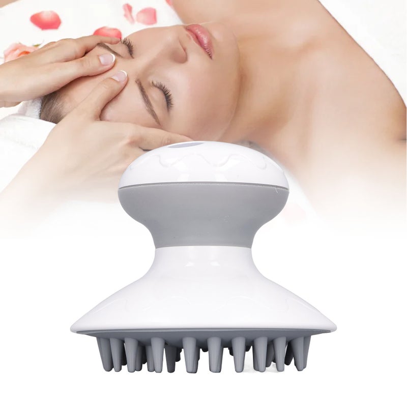 Vibrating Head Massager Rechargeable Kneading Waterproof Multi Functional Electronic Scalp Massager for Sleeping - Image 5