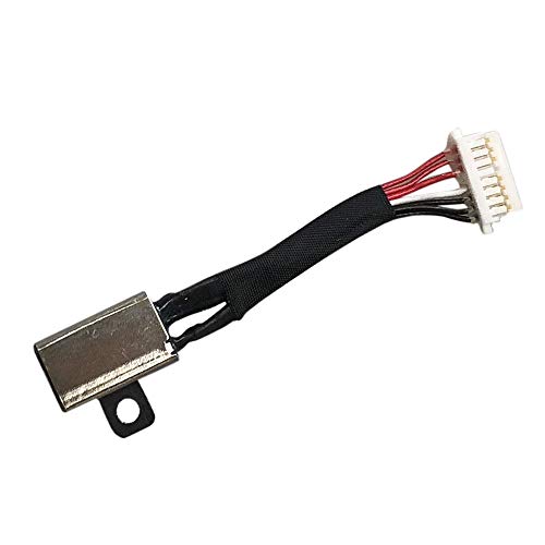 GinTai Power Jack Harness DC-in Connector Cable Replacement for Dell Compatible with PF8JG 450.07R03.0003 Inspiron 13 7378 P69G (CA31) - Image 1