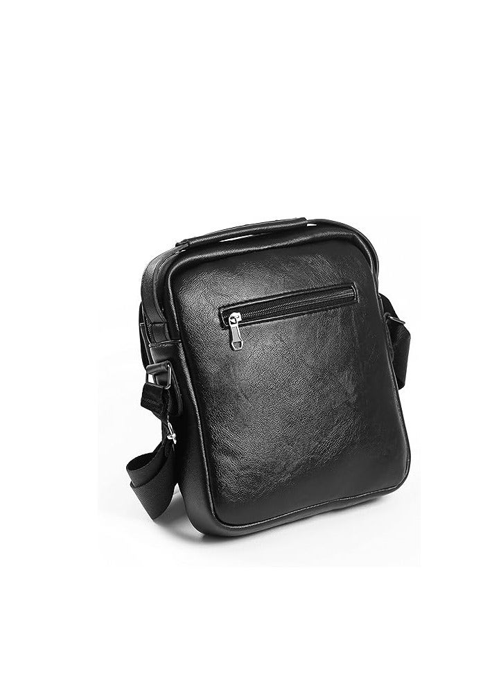 Jeep Leather Cross Body Bag BLack - Image 3