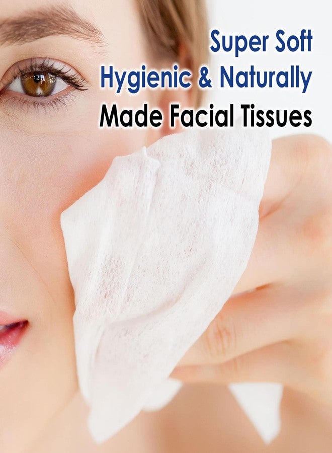 Feather's Face Tissue Box (Dry) | 2 Ply, 200 Pulls per Box, Pack of 4 | Super Soft & Absorbent Facial Tissue Box | Facial Tissue Papers | Virgin Paper, Biodegradable (Random Color Box) - Image 2