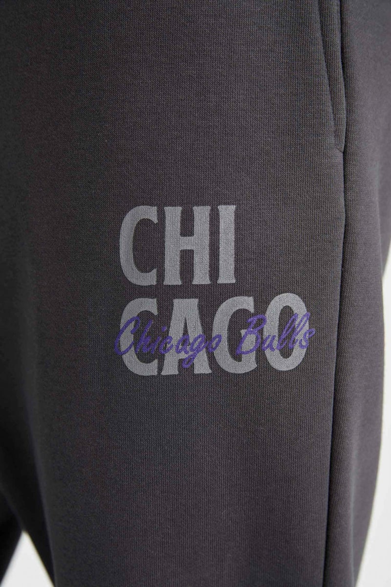 DeFacto Man DeFactoFit NBA Chicago Bulls Standard Fit Straight Leg Sweatpants  - Image 4