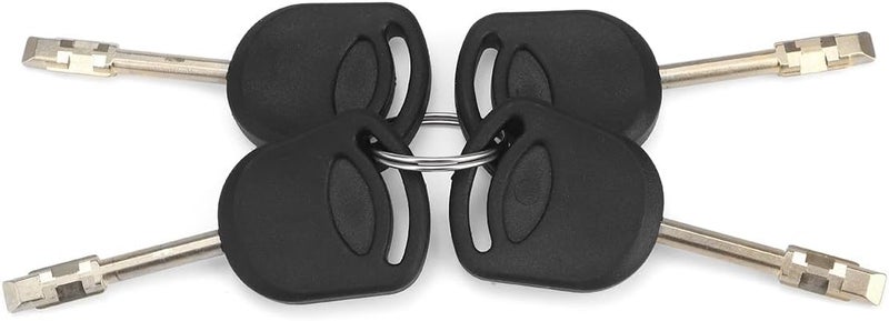 DEMULAX 8Pcs Ignition Lock Barrel with 4 Keys for Ford - Image 5