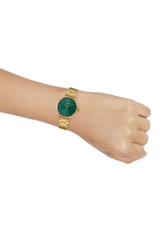 CASIO Casio Water Resistant Analog Quartz Gold Stainless Steel Green Dial - LTP-VT02G-3AUDF - 30mm  - Image 5
