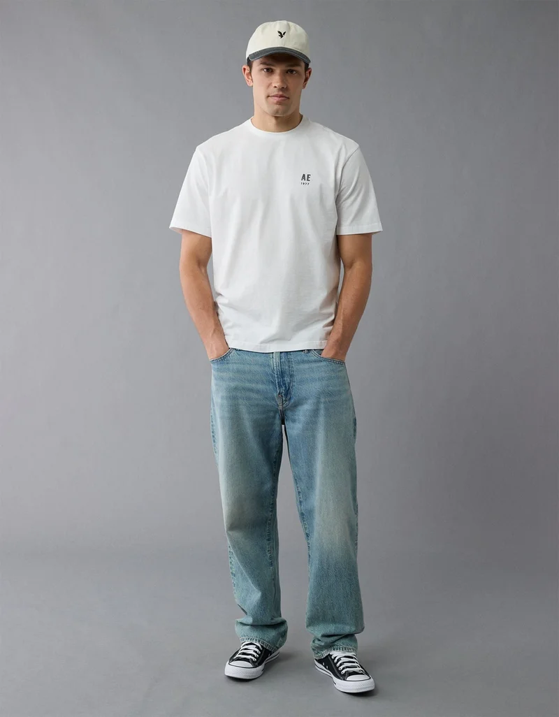 American Eagle  AE Logo Graphic T-Shirt for Men | Best Price UAE