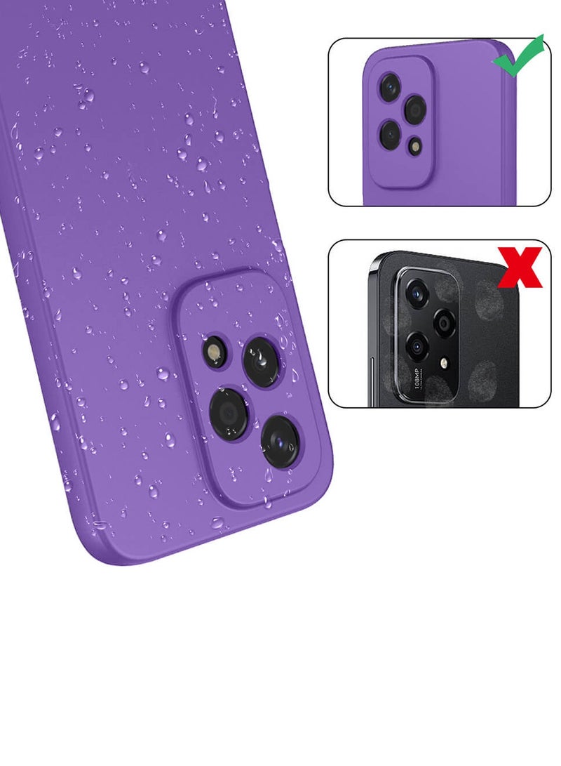 Wtech Liquid Silicone Case Cover For Honor 200 5G 2024 Purple - Image 3