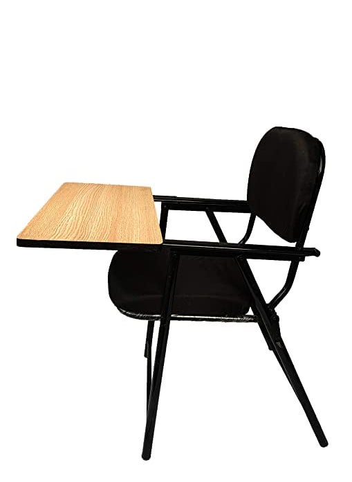 GOKOO GoKoo Folding Study Chair with Cushion Writing Pad Black for All Age  - Image 1