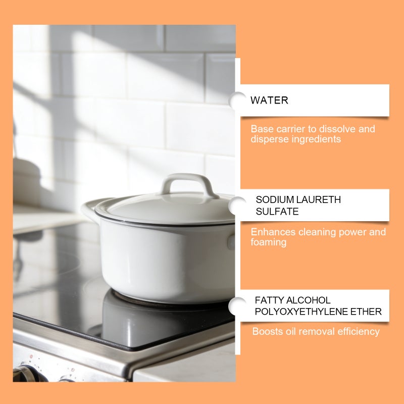 Jakehoe Kitchen Foam Cleaning Spray Cleans Kitchen Appliances And Multi-Surface Grease Without Leaving A Sticky Residue - Image 3
