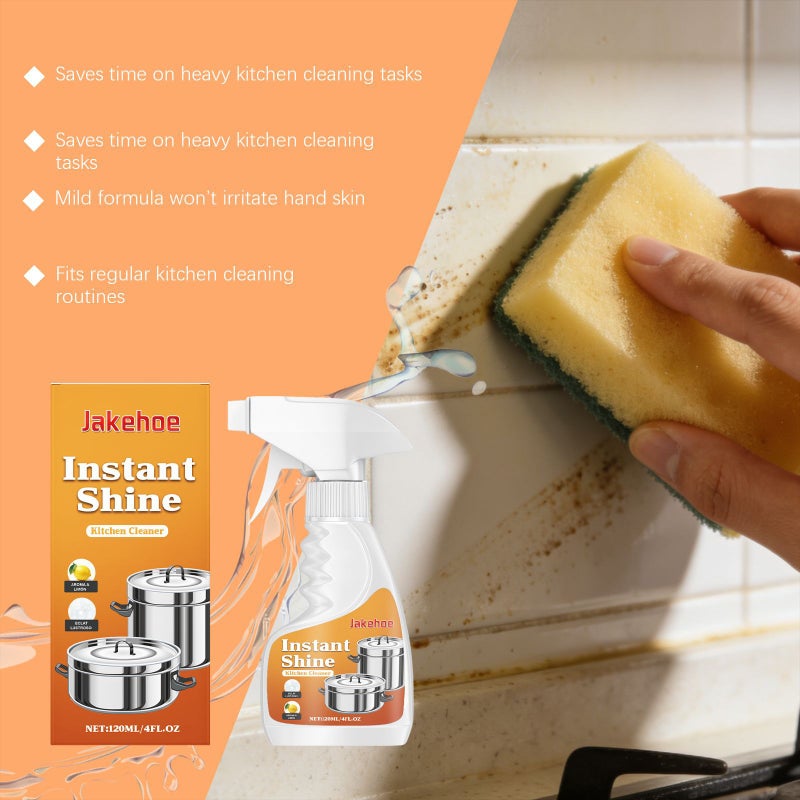 Jakehoe Kitchen Foam Cleaning Spray Cleans Kitchen Appliances And Multi-Surface Grease Without Leaving A Sticky Residue - Image 5