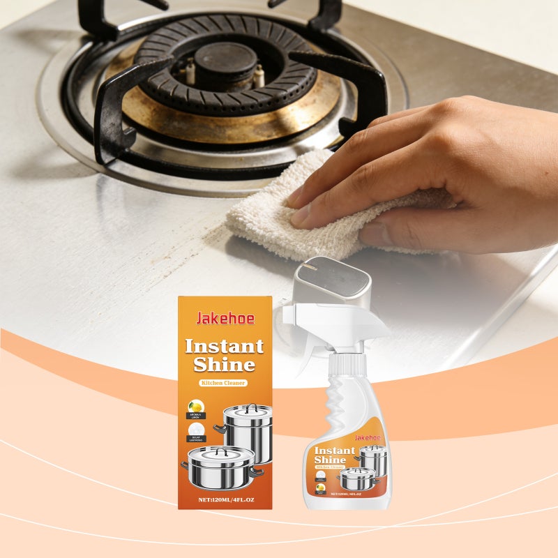 Jakehoe Kitchen Foam Cleaning Spray Cleans Kitchen Appliances And Multi-Surface Grease Without Leaving A Sticky Residue - Image 2