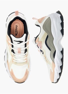 Dash Women Panelled Sports Shoes with Lace-Up Closure  - Image 2