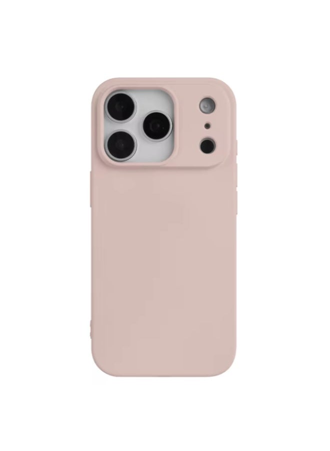 Silicone Case for iPhone 17 Pro, Silky Soft Touch Full-Body Protective Phone Case, Anti-Scratch Shockproof Cover with Microfiber Lining (BABY PINK)