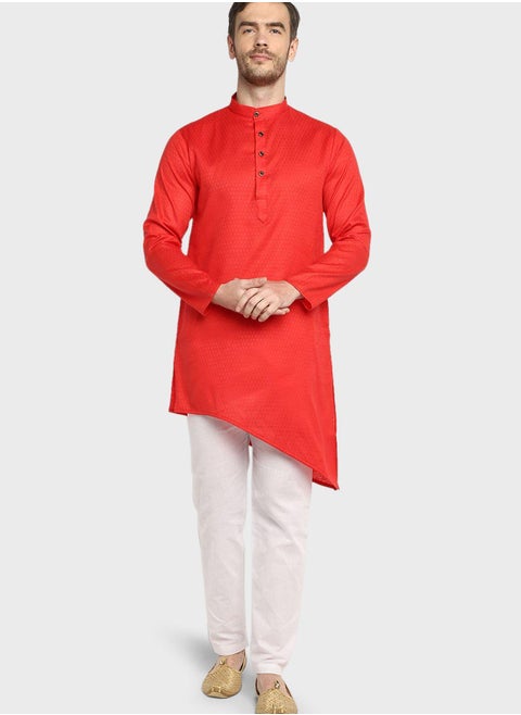 Ethnic Asymmetric Long Kurta