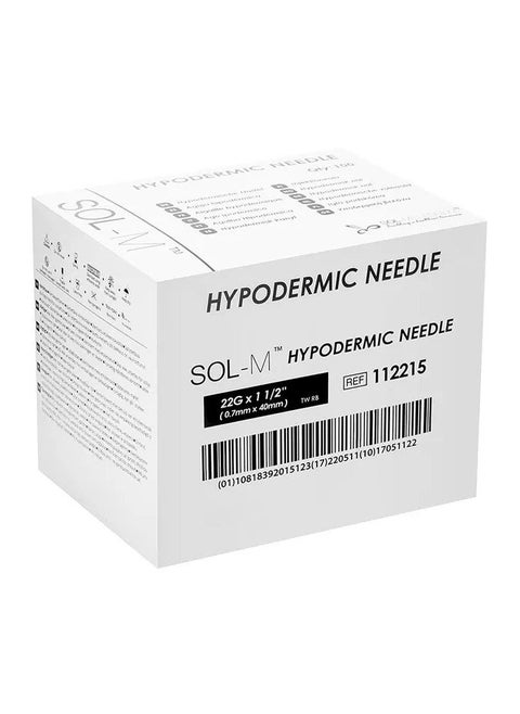SOL-M Hypodermic Needle 22G*1 1/2