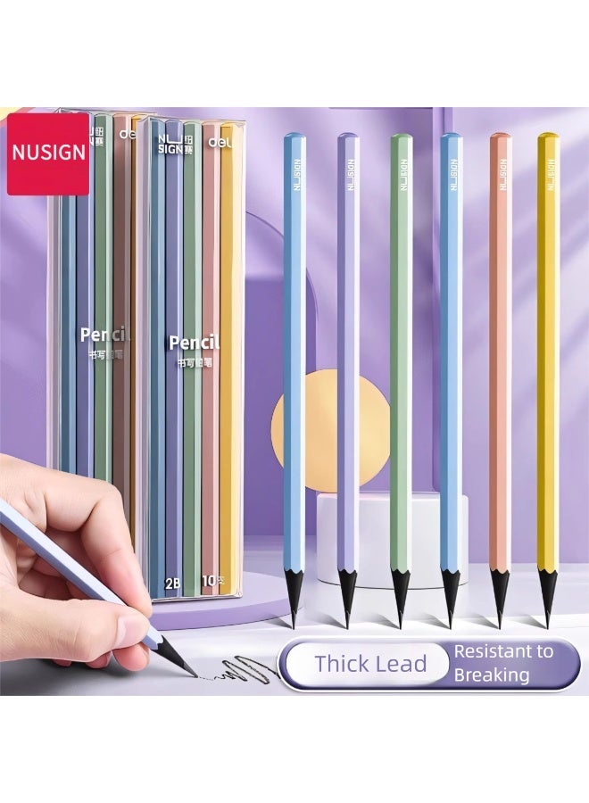 NUSIGN Premium Solid Color Pencil – Smooth Writing, Break-Resistant, Safe for Kids - Image 2