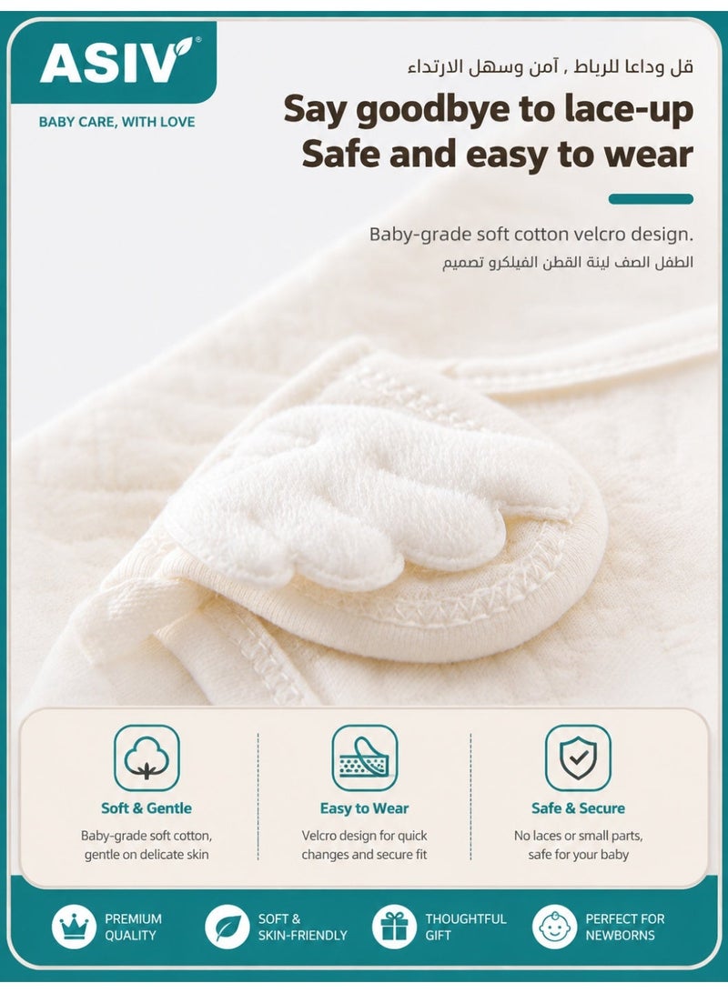 ASIV 18PCS Newborn Baby Gift Set, Newborn Layette Gift Set for Boys and Girls, Babies Essential Clothes Accessories with Baby Blanket, 100% Premium Cotton, for Spring Summer Autumn Winter Four Seasons - Image 2