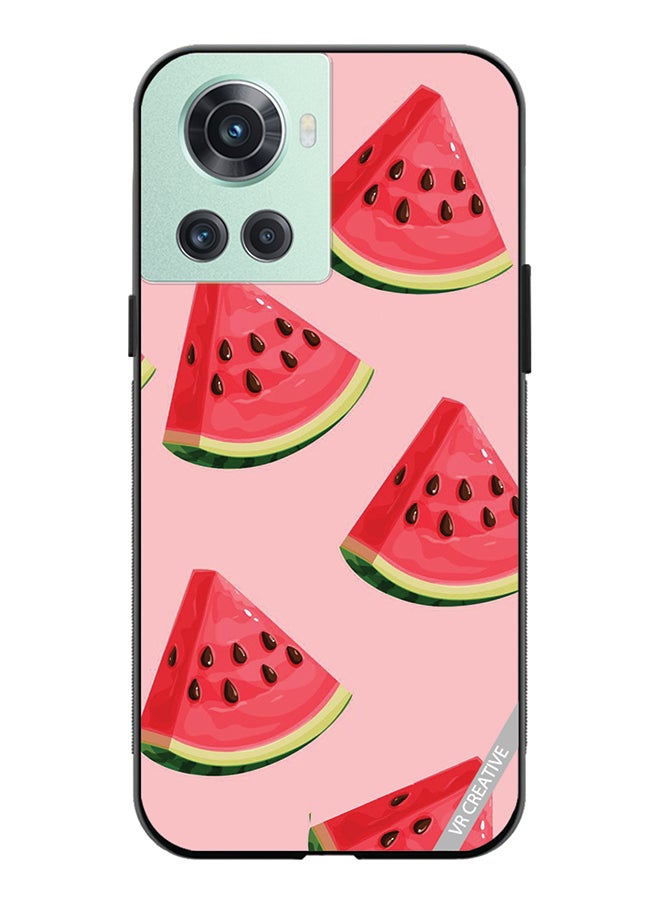 VR CREATIVE Protective Case Cover For OnePlus Ace Watermelon Design Multicolour  - Image 1