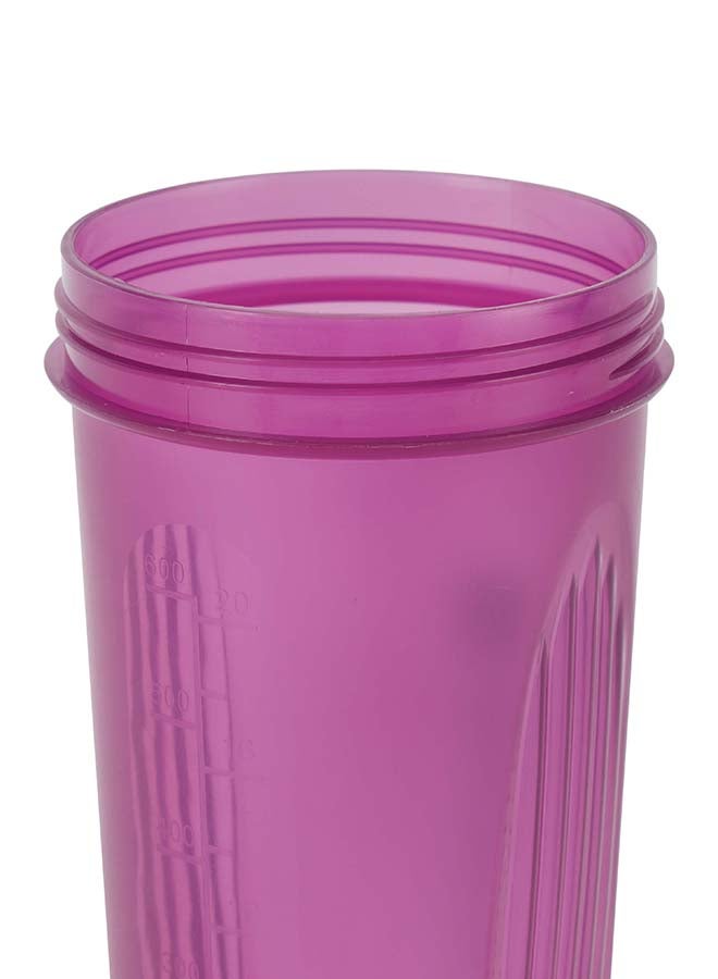 Royalford 600ml Protein Shaker Bottle - RF12359, Plastic With Stainless Steel Blending Ball For Smooth, Lump-free Shakes. Leak-proof, Portable, And Perfect For Indoor & Outdoor Use Assorted Colour - Image 2